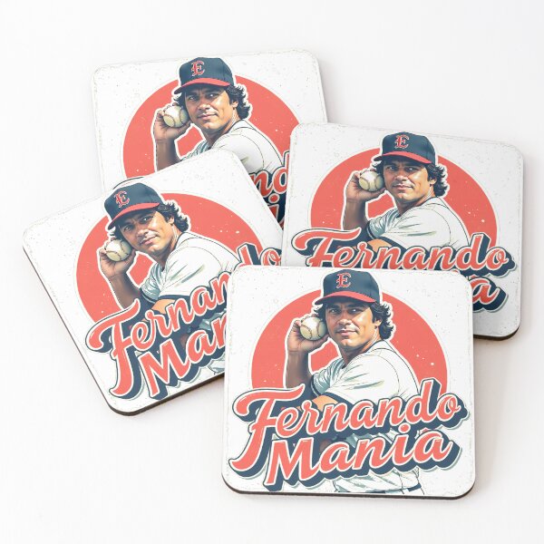 Item preview, Fernando Valenzuela Retro Sticker – Celebrate Baseball's Legend with Iconic Style designed and sold by Mood Coffee art.