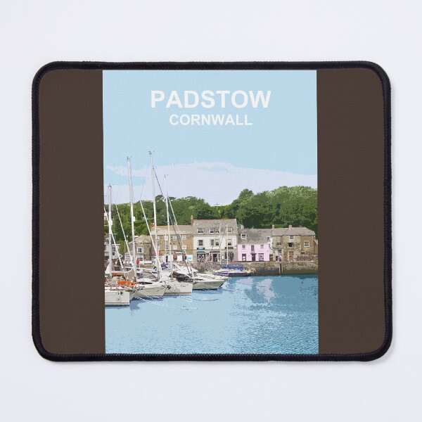 Artikelvorschau, Padstow, Cornwall. Geschenk aus Cornwall. Reise-Standortposter „Kernow“. entworfen und verkauft von BarbaraGlebska.