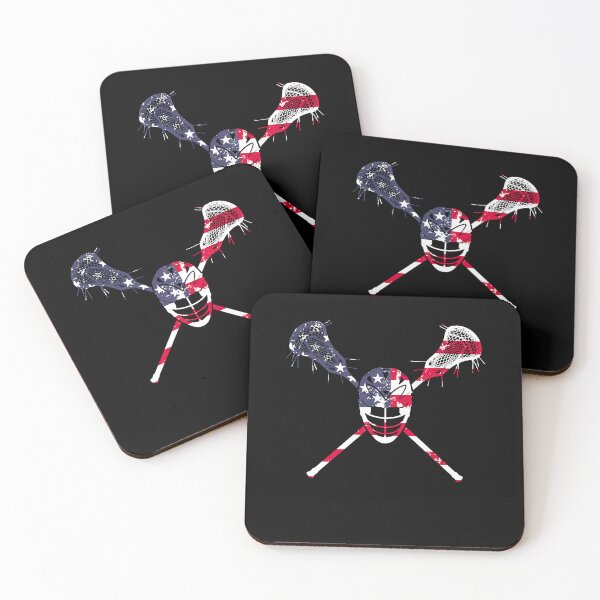 Item preview, Lacrosse American Flag Lax Helmet Sticks 4th Of July designed and sold by Rahjihan.