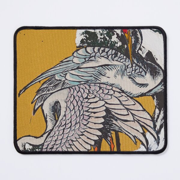 Item preview, Two Cranes on a Snow Covered Pine Tree after Hokusai designed and sold by muhaonline.