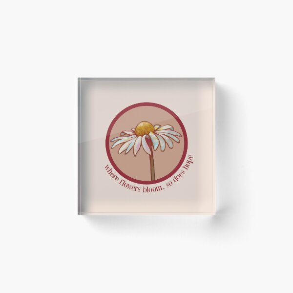 Item preview, Where flowers bloom, so does hope designed and sold by PP-Patterns.
