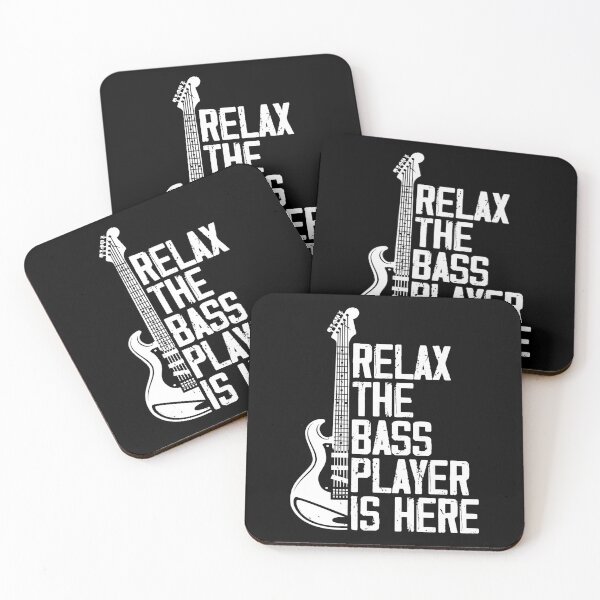 Item preview, Relax The Bass Player Is Here - Bassist Guitarist Musician designed and sold by Rahjihan.
