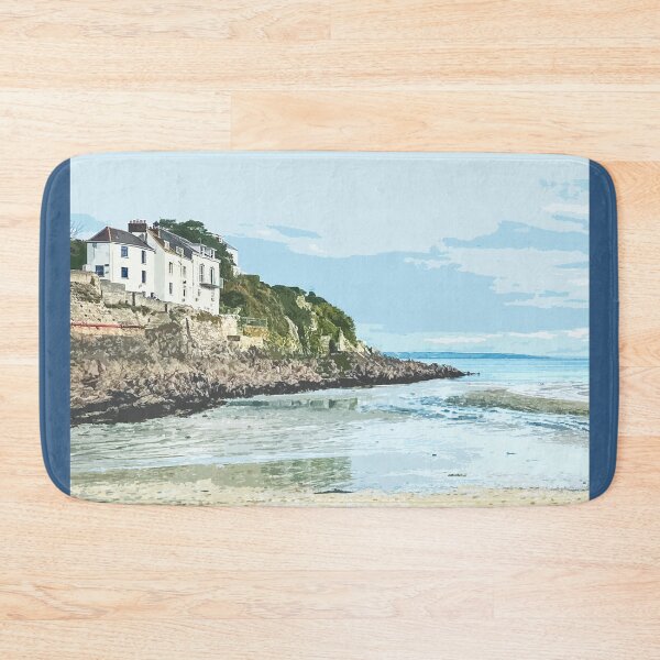 Aperçu de l'œuvre Portmellon Cornwall. Affiche de voyage de Kernow, cadeau de Cornouailles. créée et vendue par BarbaraGlebska.