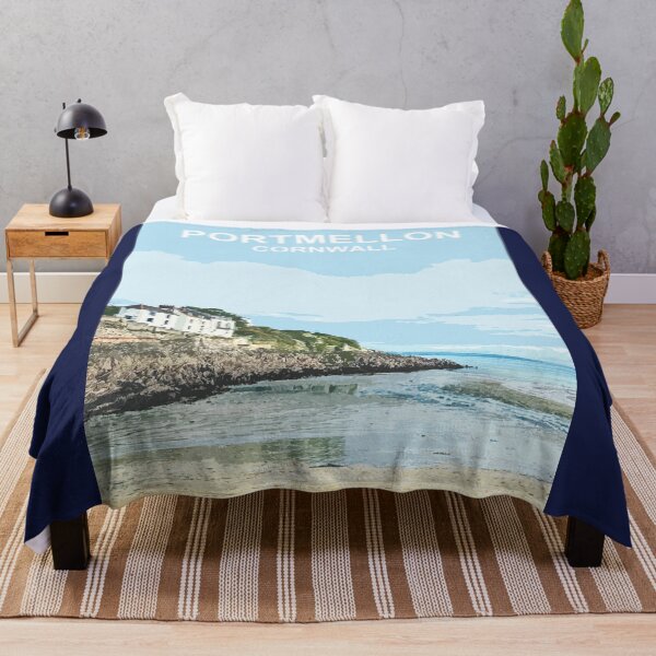 Artikelvorschau, Portmellon Cornwall. Geschenk aus Cornwall. Reise-Standortposter „Kernow“. entworfen und verkauft von BarbaraGlebska.