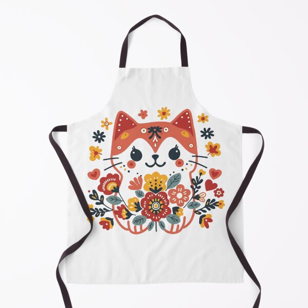 Item preview, KittyKat - Cute Girly Cat with Flowers designed and sold by KittyKatCats.