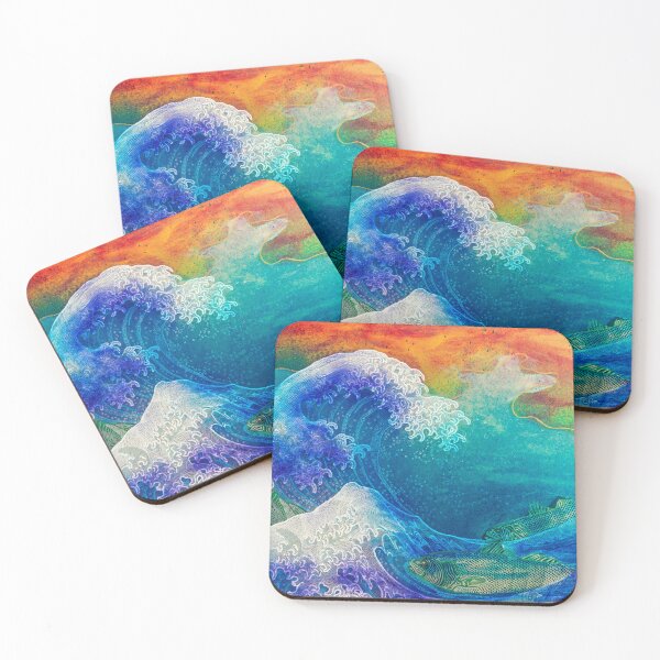 Item preview, The Great Wave of Weird Fishes (Arpeggi) designed and sold by muhaonline.