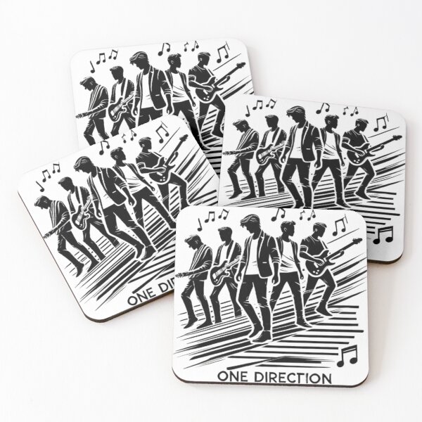 Item preview, One Direction Abstract Silhouettes Design designed and sold by CosmicSplendor.