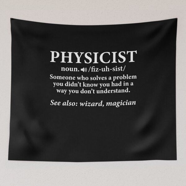 Item preview, Physicist Definition Wizard Scientist Physics designed and sold by Rahjihan.