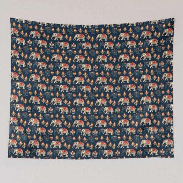 Item preview, Sacred Beauty of Elegant Elephants designed and sold by MidArtForge.