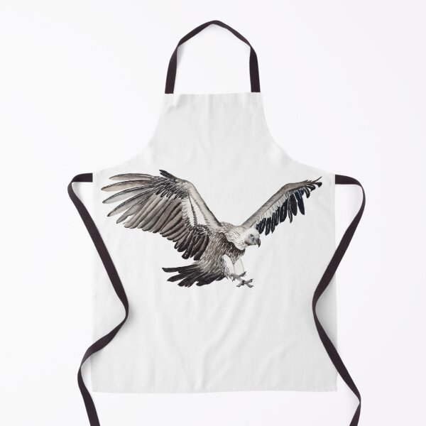 Item preview, Vulture painting, white backed vulture, rare bird art designed and sold by ChaseWilderness.
