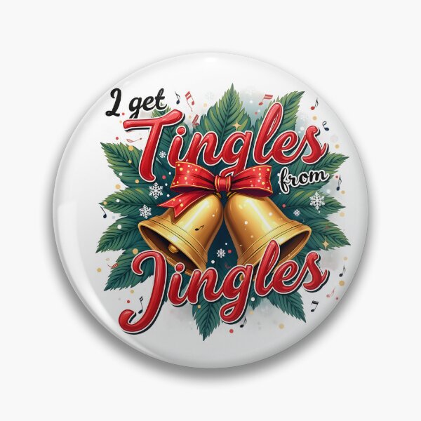 Item preview, I Get Tingles From Jingles Bells and Holly designed and sold by AH64Designs.