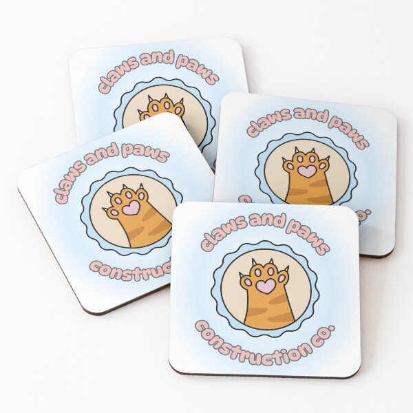 Item preview, Claws and Paws Construction Co. designed and sold by FirstTimeTees.