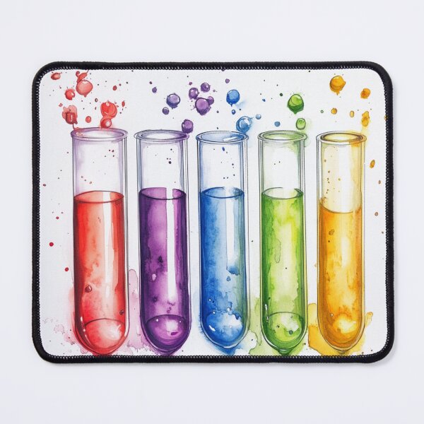 Item preview, Watercolor Science-Chemistry Test Tubes Colorful designed and sold by GrinGalore.