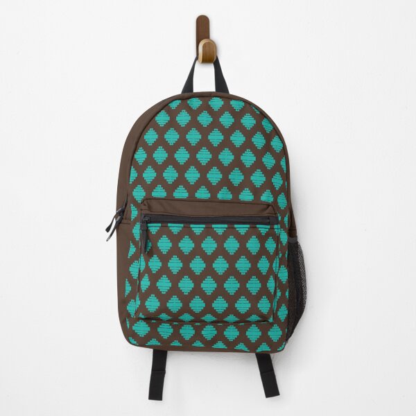 Item preview, Geometric Temples Print - Teal and Brown designed and sold by Daniel Bevis Design.