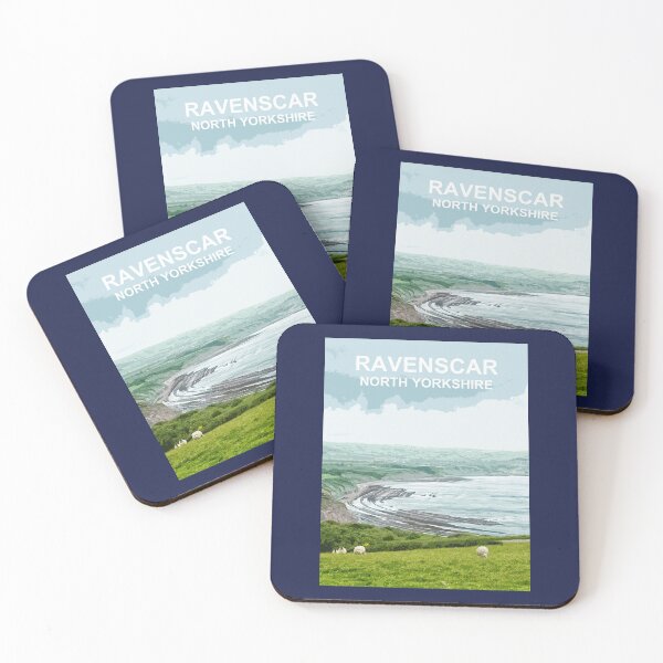 Item preview, Ravenscar North Yorkshire Travel location poster Scarborough designed and sold by BarbaraGlebska.
