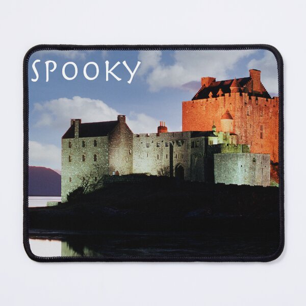 Item preview, Spooky haunted castle - Eilean Donan in Scotland designed and sold by Photogold Photo Gifts.
