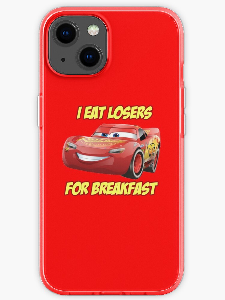 Lightning Mcqueen From Cars Iphone Case By Normanlikescats Redbubble