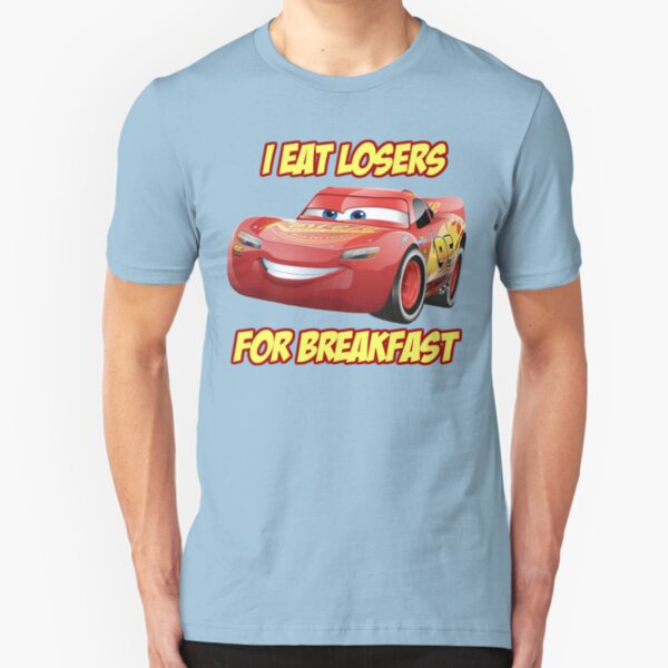 Lightning Mcqueen from Cars Slim Fit T-Shirt