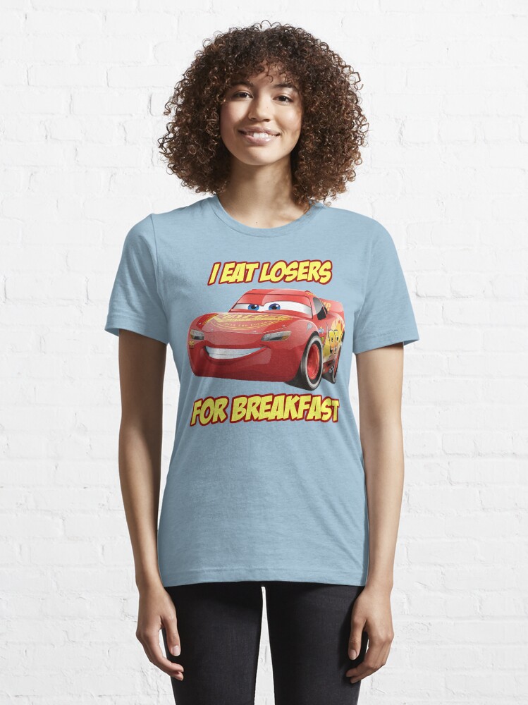 Alternate view of Lightning Mcqueen from Cars Essential T-Shirt