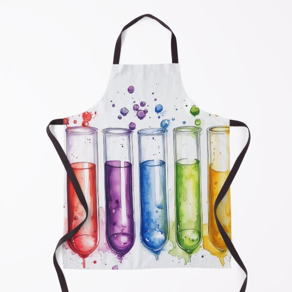Item preview, Watercolor Science-Chemistry Test Tubes Colorful designed and sold by GrinGalore.