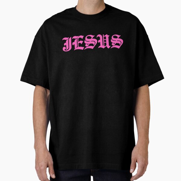 Item preview, Jesus in Pink old english text designed and sold by Guided by Light Art.