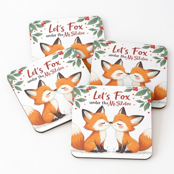 Item preview, Fox under the Mistletoe v3 designed and sold by Foxx-One.