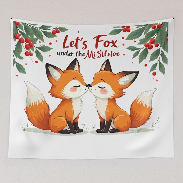 Item preview, Fox under the Mistletoe v3 designed and sold by Foxx-One.