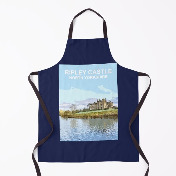 Item preview, Ripley Castle North Yorkshire Travel location poster Scarborough designed and sold by BarbaraGlebska.