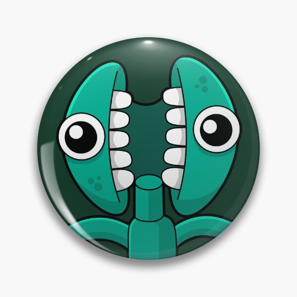 Item preview, Cute Teal Rainbow Friends Character Fun Roblox Inspired Design designed and sold by Kubala Designs.