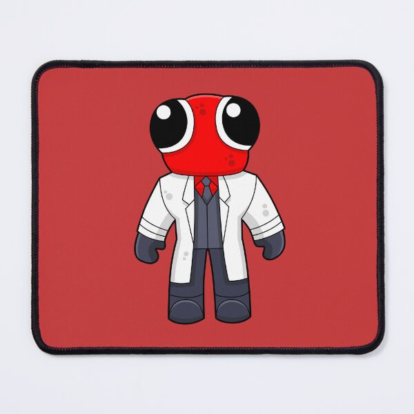 Item preview, Cute Red Rainbow Friends Character Fun Roblox Inspired Design designed and sold by Kubala Designs.