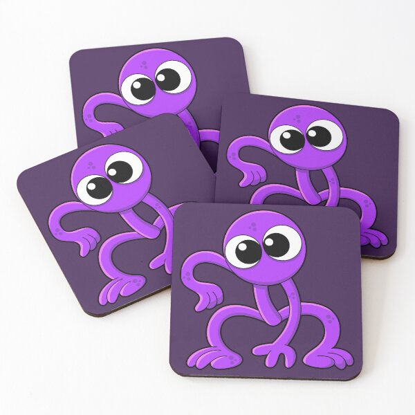 Item preview, Cute Purple Rainbow Friends Character Fun Roblox Inspired Design designed and sold by Kubala Designs.