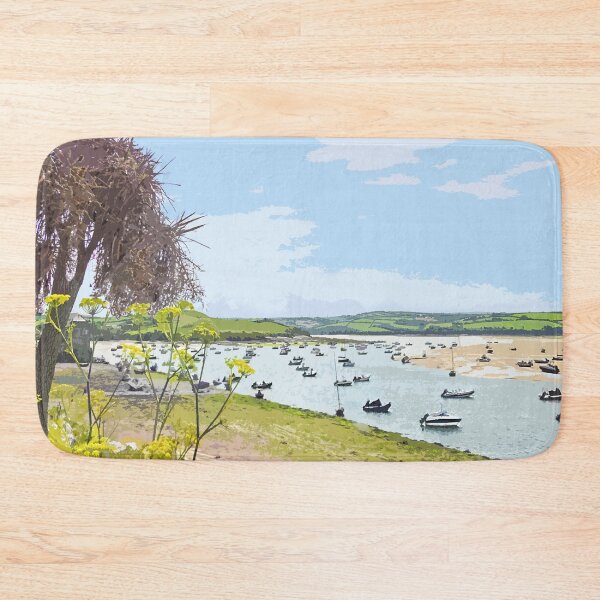 Aperçu de l'œuvre Rocher de Cornouailles. Cadeau cornouaillais Kernow Travel location poster. créée et vendue par BarbaraGlebska.