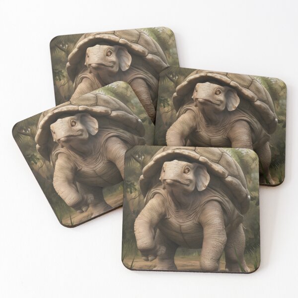 Item preview, Fantastic creature - Turtle Elephant. designed and sold by MyHappyArtShop.