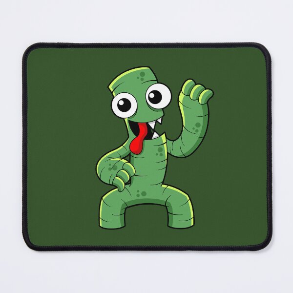 Item preview, Cute Green Rainbow Friends Character Fun Roblox Inspired Design designed and sold by Kubala Designs.