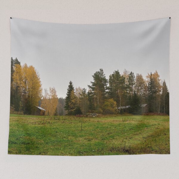 Item preview, Old barns behind the field designed and sold by Jouko Lehto Photography.