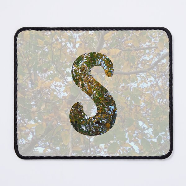 Item preview, Bold Letter ' S ' - Autumn Walnut Tree Design :) designed and sold by Myriel-Myriel.