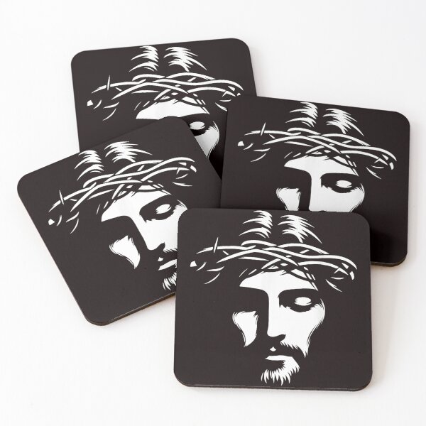 Item preview, Beautiful Jesus face crown of thorns Christian Faith Peace  designed and sold by Bou-Jolyn.