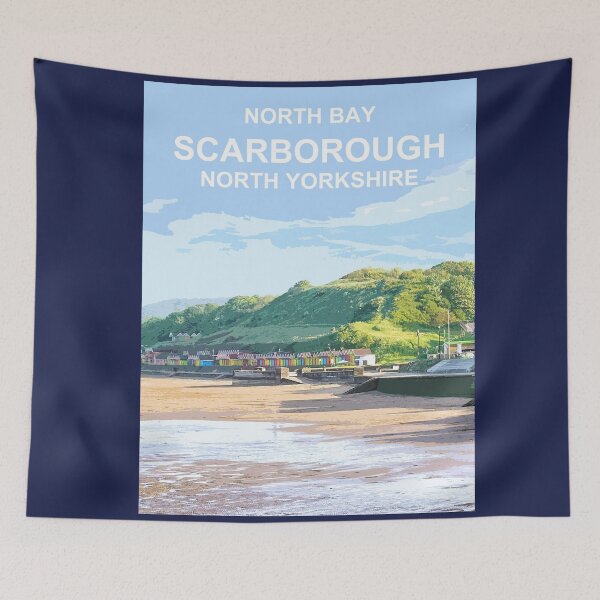 Item preview, Scarborough North Yorkshire Travel location poster Scarborough designed and sold by BarbaraGlebska.