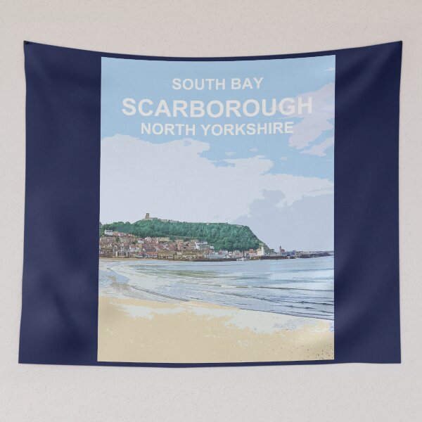 Item preview, Scarborough North Yorkshire Travel location poster Scarborough designed and sold by BarbaraGlebska.