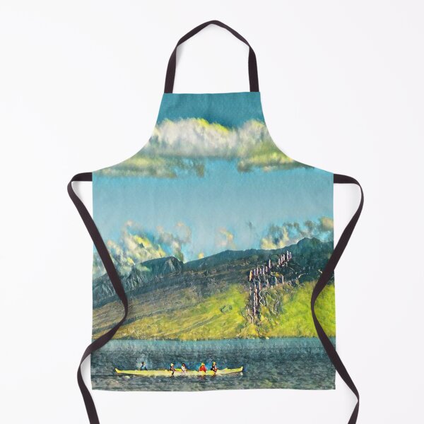 Item preview, Canoe & West Maui Mountains designed and sold by Scurvy Dawg Design.