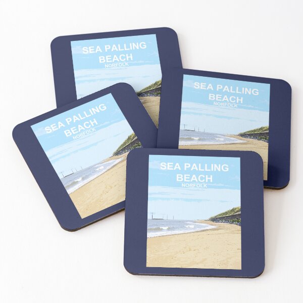 Item preview, Sea Palling Norfolk Travel poster East Anglia designed and sold by BarbaraGlebska.