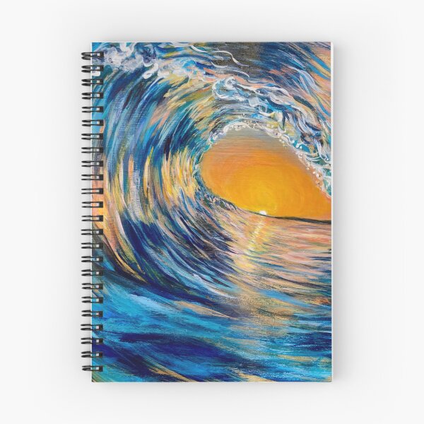 Item preview, Golden sunset wave designed and sold by Cheri Isham.