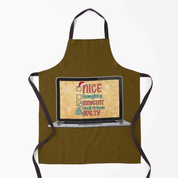 Item preview, Innocent Until Proven Guilty: Naughty or Nice Checklist designed and sold by bAIryBarn.