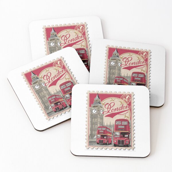 Item preview, London Post Stamp  designed and sold by TulipaGraphics.