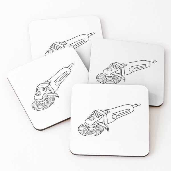 Item preview, Illustration of an Angle Grinder designed and sold by rasagamastore.