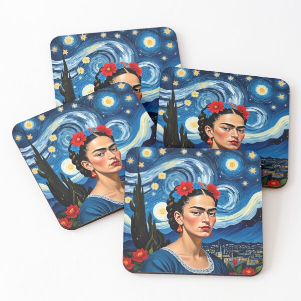 Item preview,  Frida Kahlo Starry Night designed and sold by TeeARTHY.