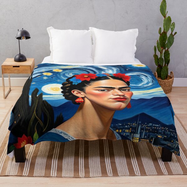 Item preview, Frida Kahlo Starry Night designed and sold by TeeARTHY.