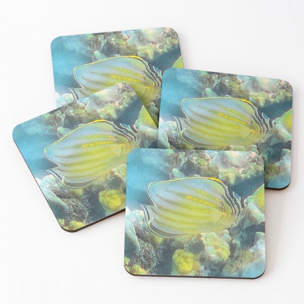 Item preview, Kīkākapu (Ornate Butterflyfish) designed and sold by Scurvy Dawg Design.