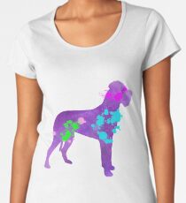 Camiseta premium para mujer Great Dane Dog Bulldog alemán Dogge