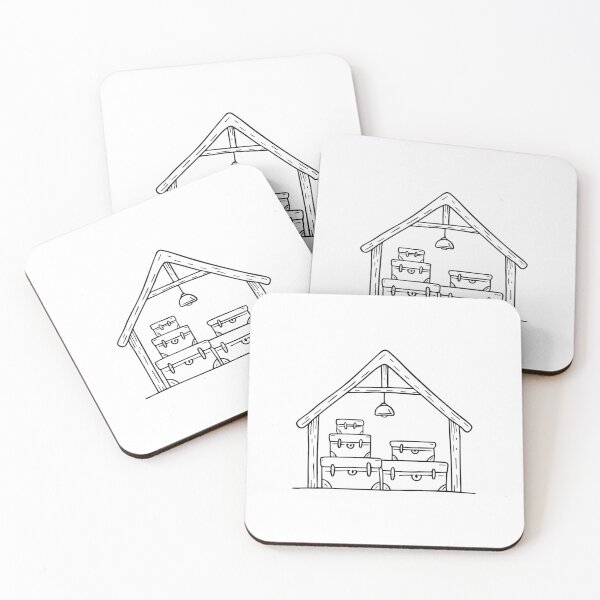 Item preview, an Attic Filled with Trunks and Boxes designed and sold by rasagamastore.